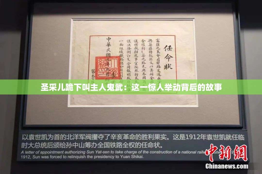 圣采儿跪下叫主人鬼武：这一惊人举动背后的故事